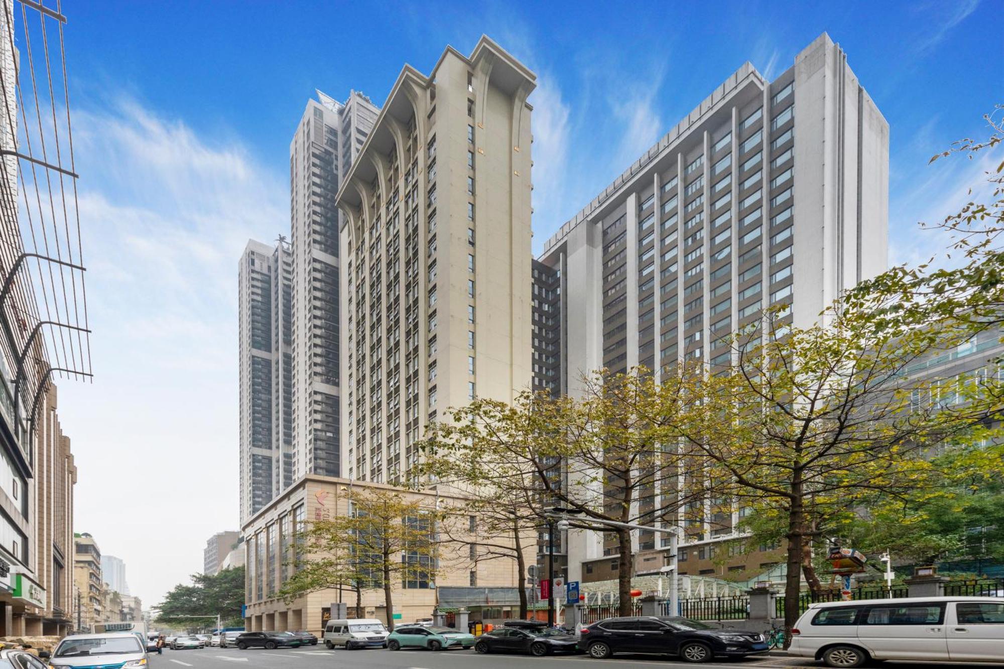 Waifiden Duplex Hotel Apartment Zhongyong Jinyu Branch-Free Shuttle Bus During The Canton Fair Εξωτερικό φωτογραφία
